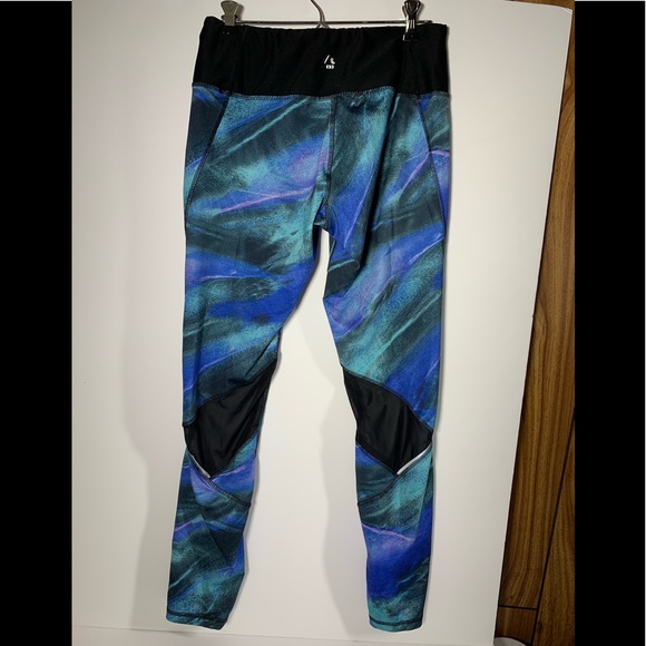 Pants - Yoga Pants with black mesh cut outs on back